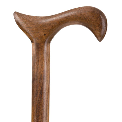 Brazos™ Twisted Walnut Derby Handcrafted Walking Cane, 34-Inch Height