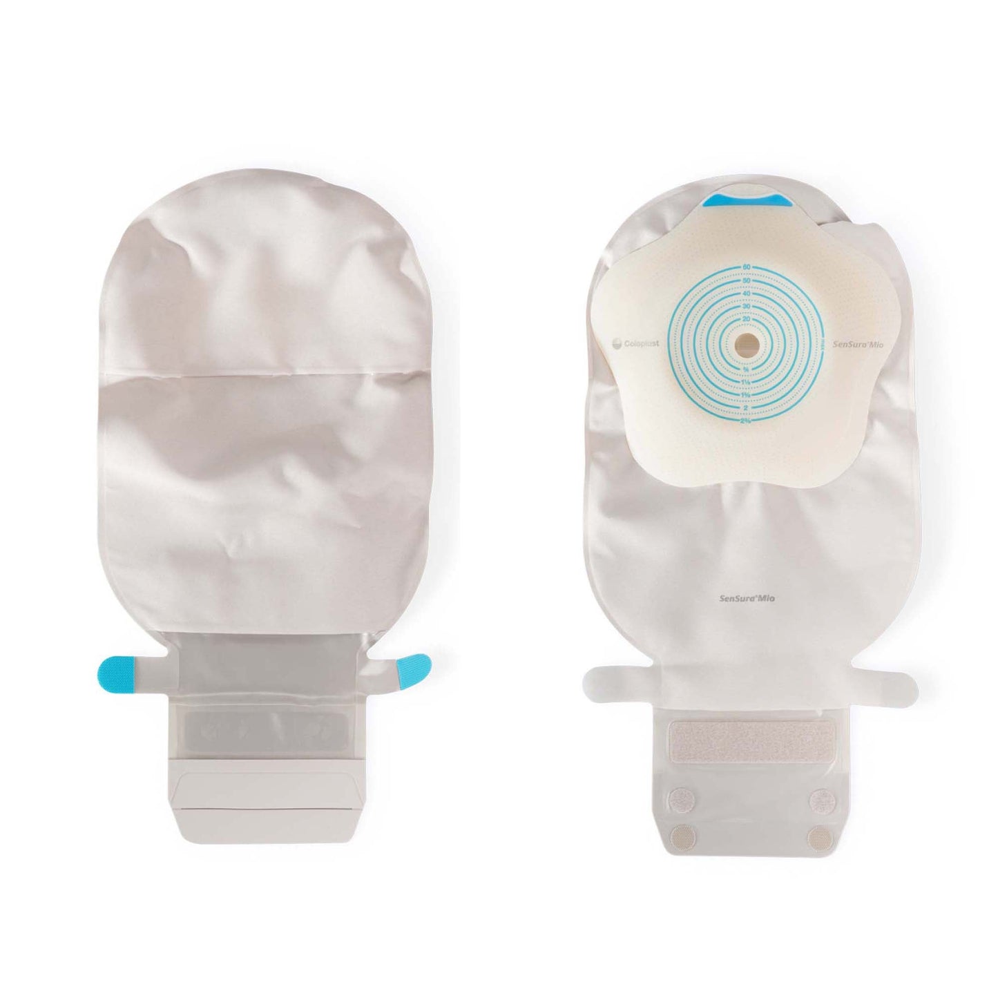 SenSura® Mio Convex Flip 1-Piece Opaque Ostomy Pouch, Stomas