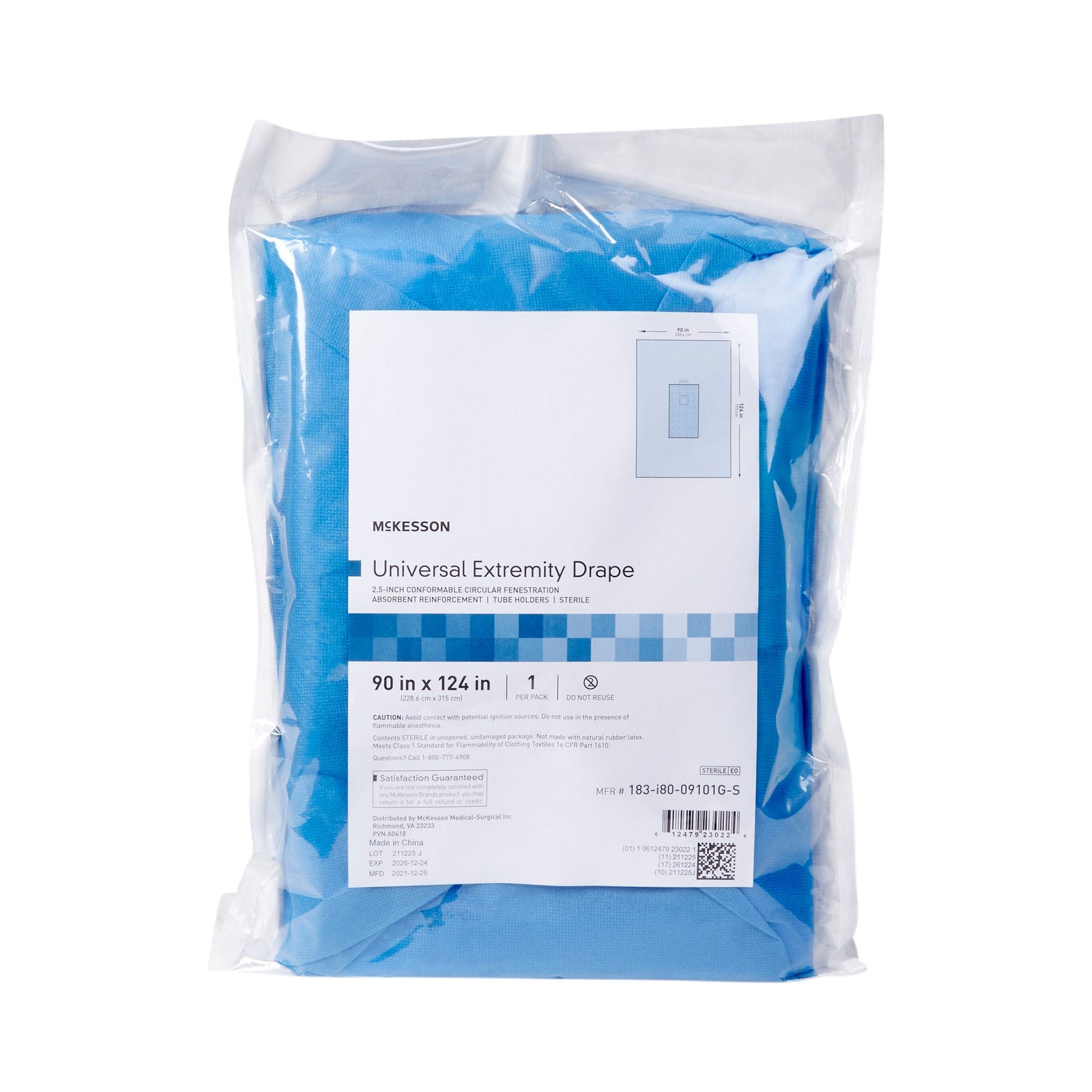 McKesson Sterile Universal Extremity Drape