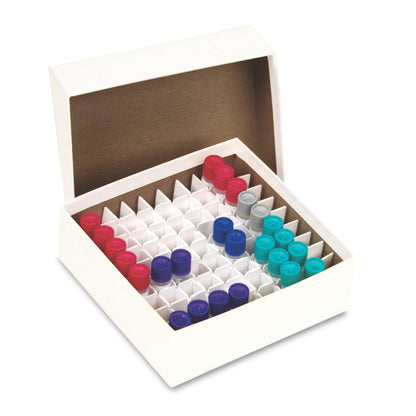 HS2860A - Heathrow Scientific Cardboard Cryogenic Storage Box 50mm - HS2860 Series | Economical 12-Pack