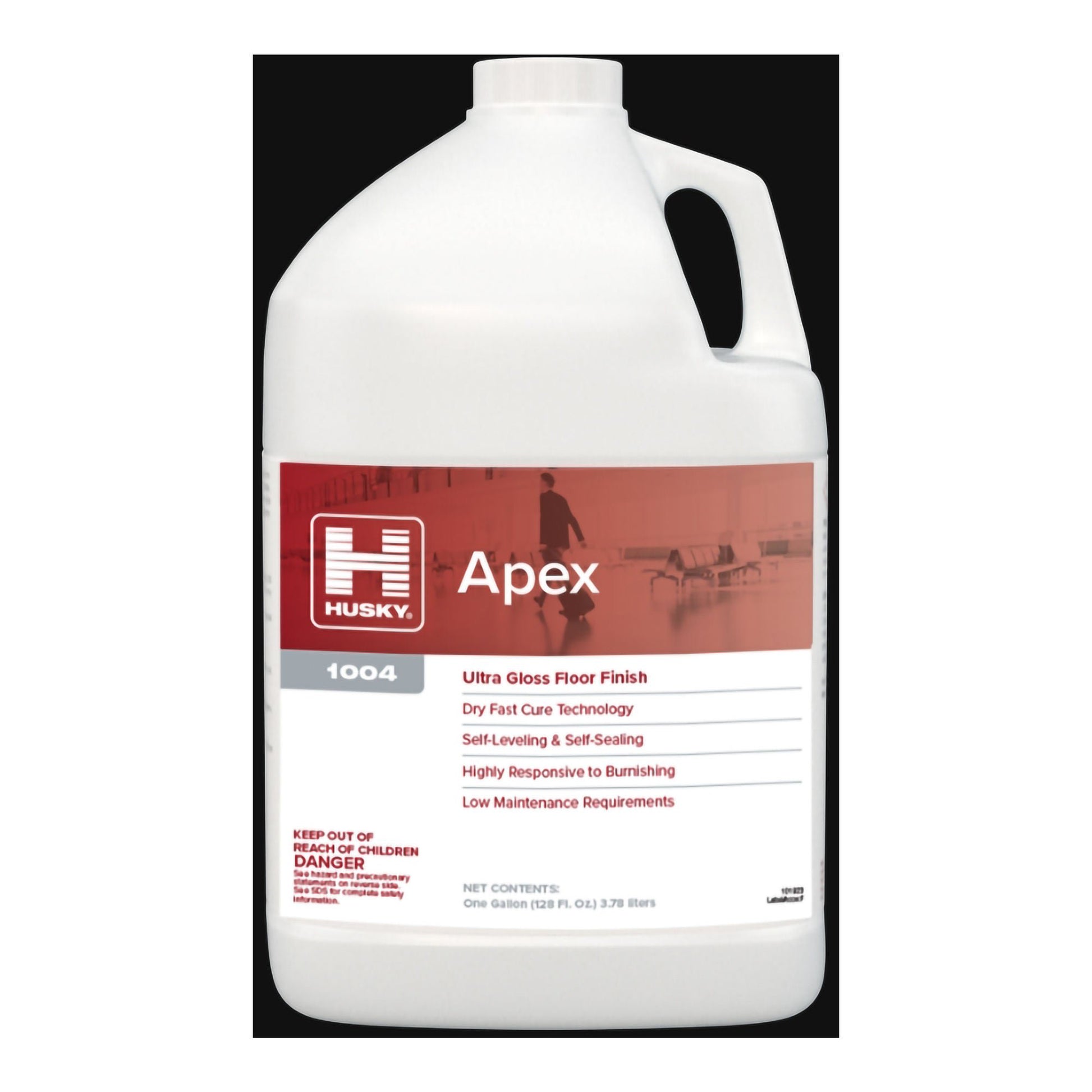 Husky Apex Floor Finish Liquid Jug Acrylic Scent Manual Pour