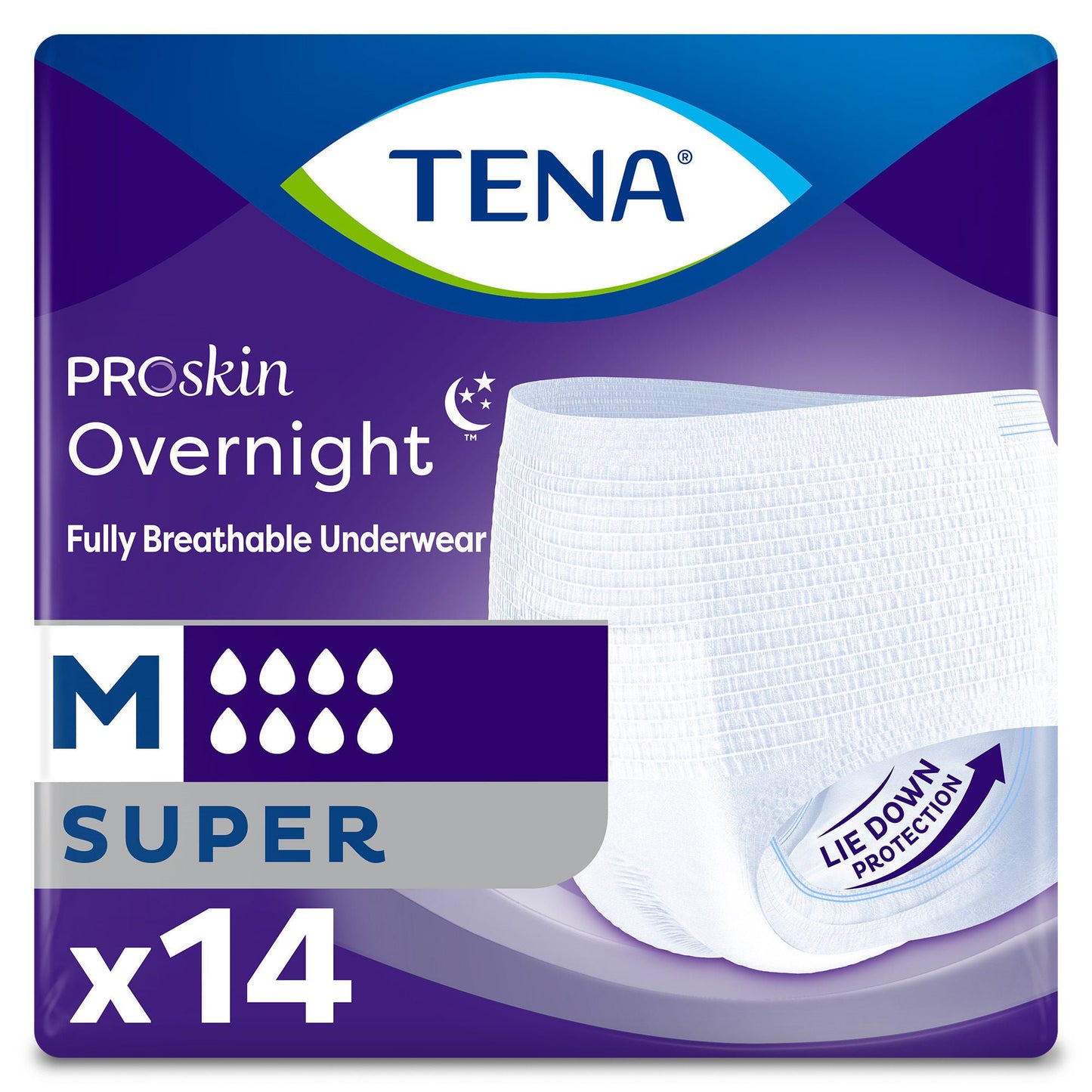 Tena® ProSkin Overnight™ Super Fully Breathable Underwear