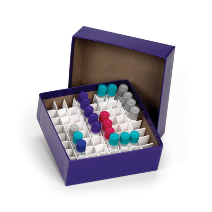 HS2860CB - Heathrow Scientific Cardboard Cryogenic Storage Box 50mm - HS2860 Series | Economical 12-Pack
