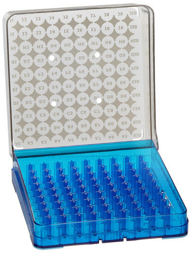 HS23300D - Heathrow Scientific Arctic Squares® Cryogenic Storage Box - Polycarbonate | Liquid Nitrogen Safe to -196°C