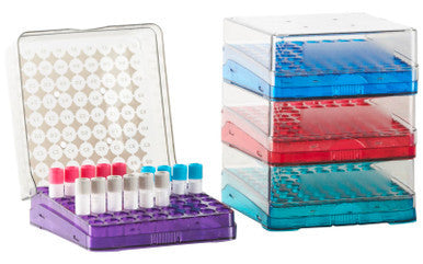 HS23381B - Heathrow Scientific Arctic Squares® Cryogenic Storage Box - Polycarbonate | Liquid Nitrogen Safe to -196°C
