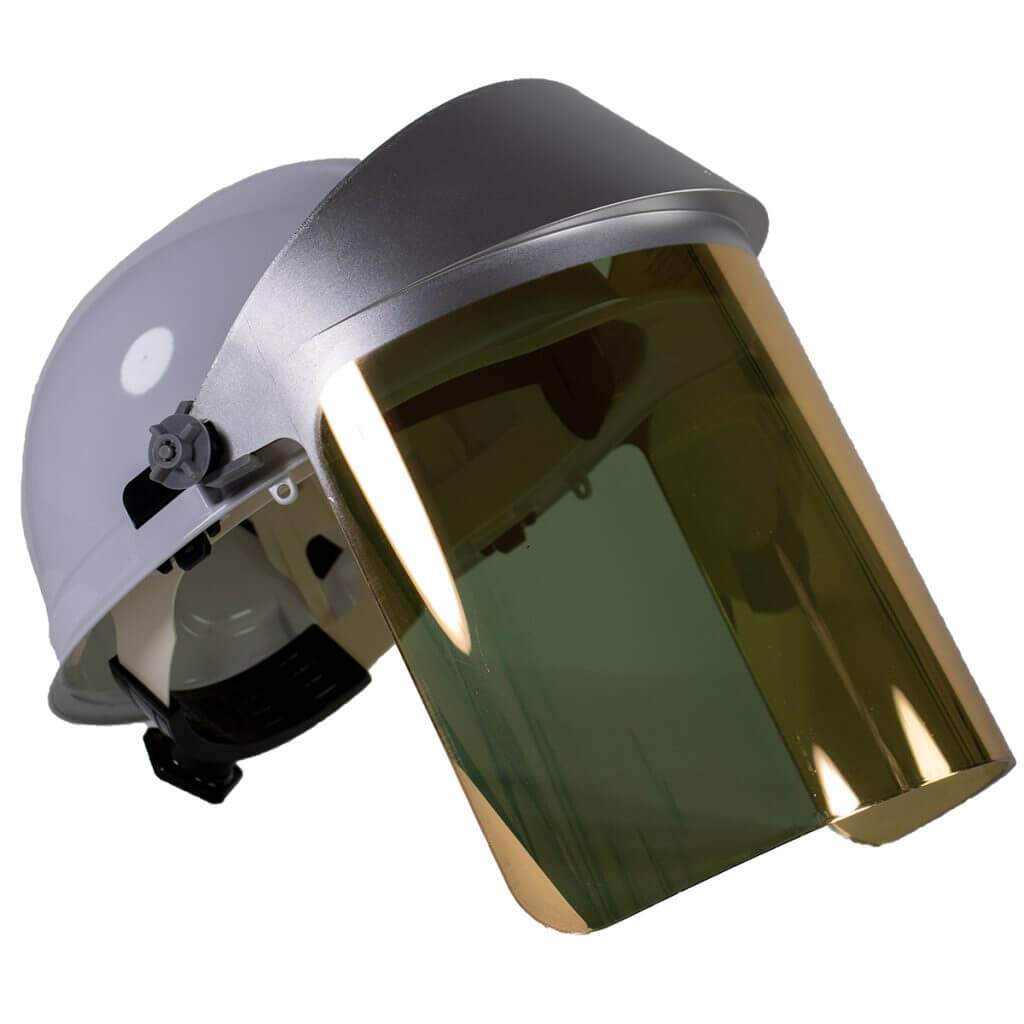 Oberon Clear Gold Heat Reflective Face Shields