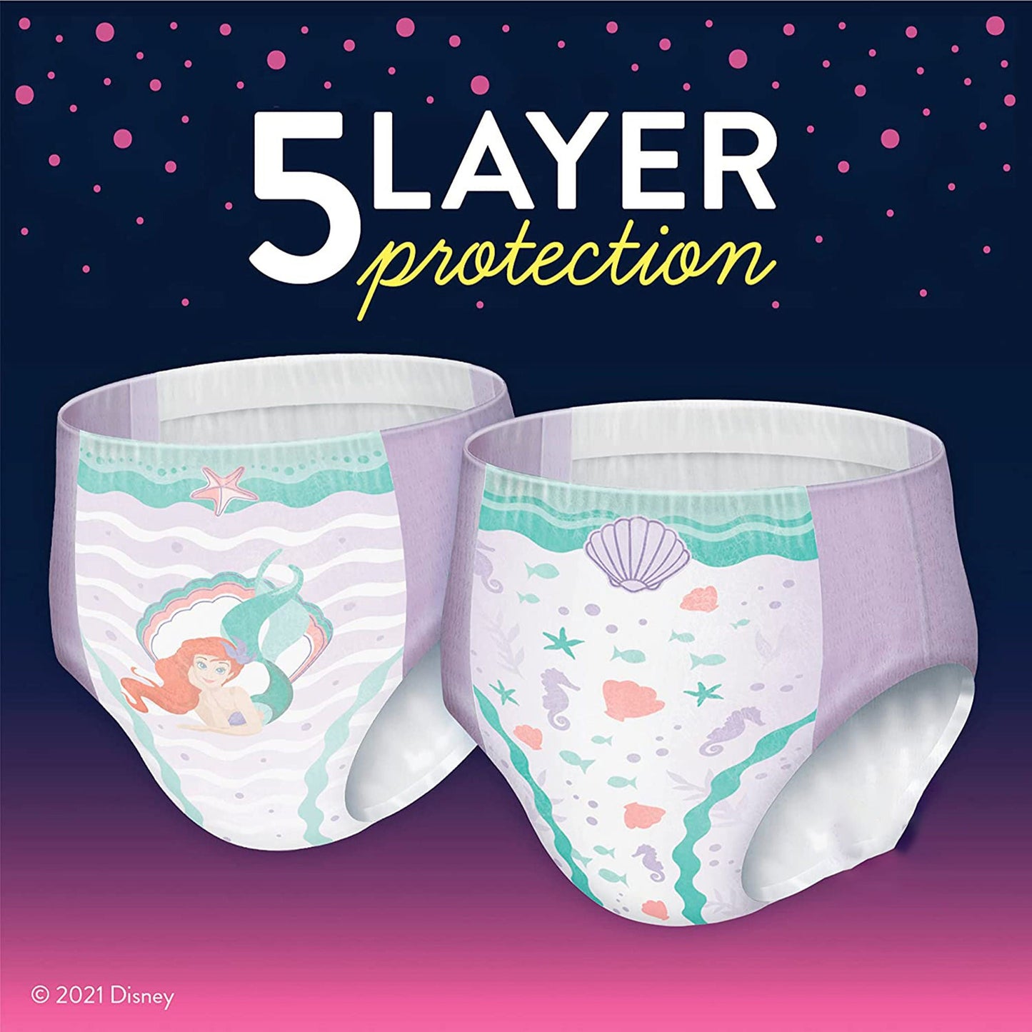 GoodNites® Night Time Underwear, for Girls weighing 68 – 95 lbs.