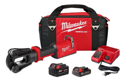 Milwaukee M18 FORCE LOGIC 12T Latched Linear Crimper 2878-20 | M18 Battery, Brushless