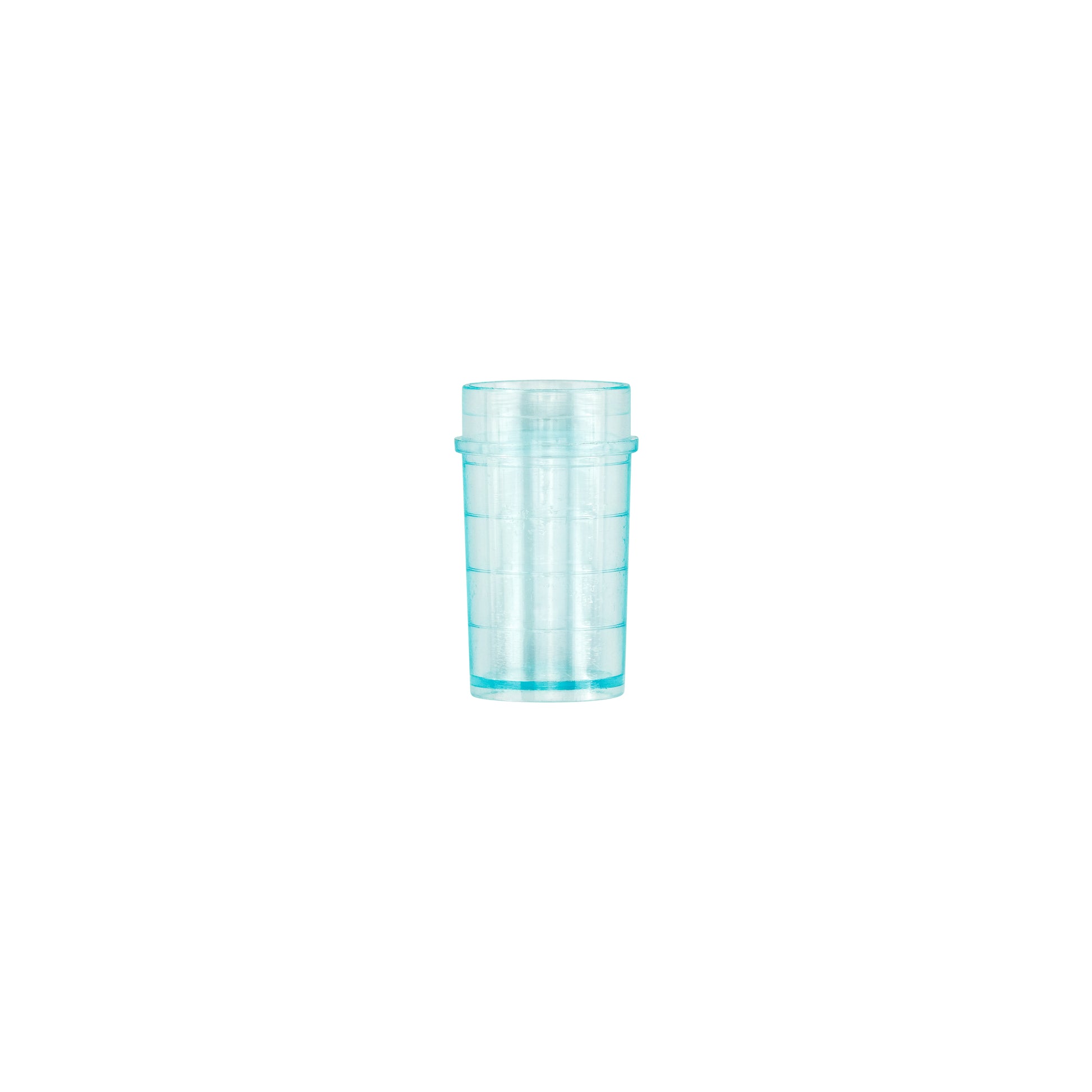 2.5 mL Sample Cups, Flat Bottom, PS, Blue — 127-0018-B10, Caplugs® Evergreen