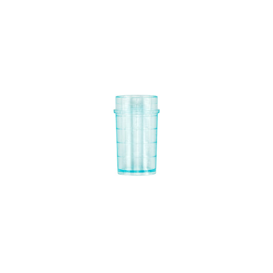 2.5 mL Sample Cups, Flat Bottom, PS, Blue — 127-0018-B10, Caplugs® Evergreen