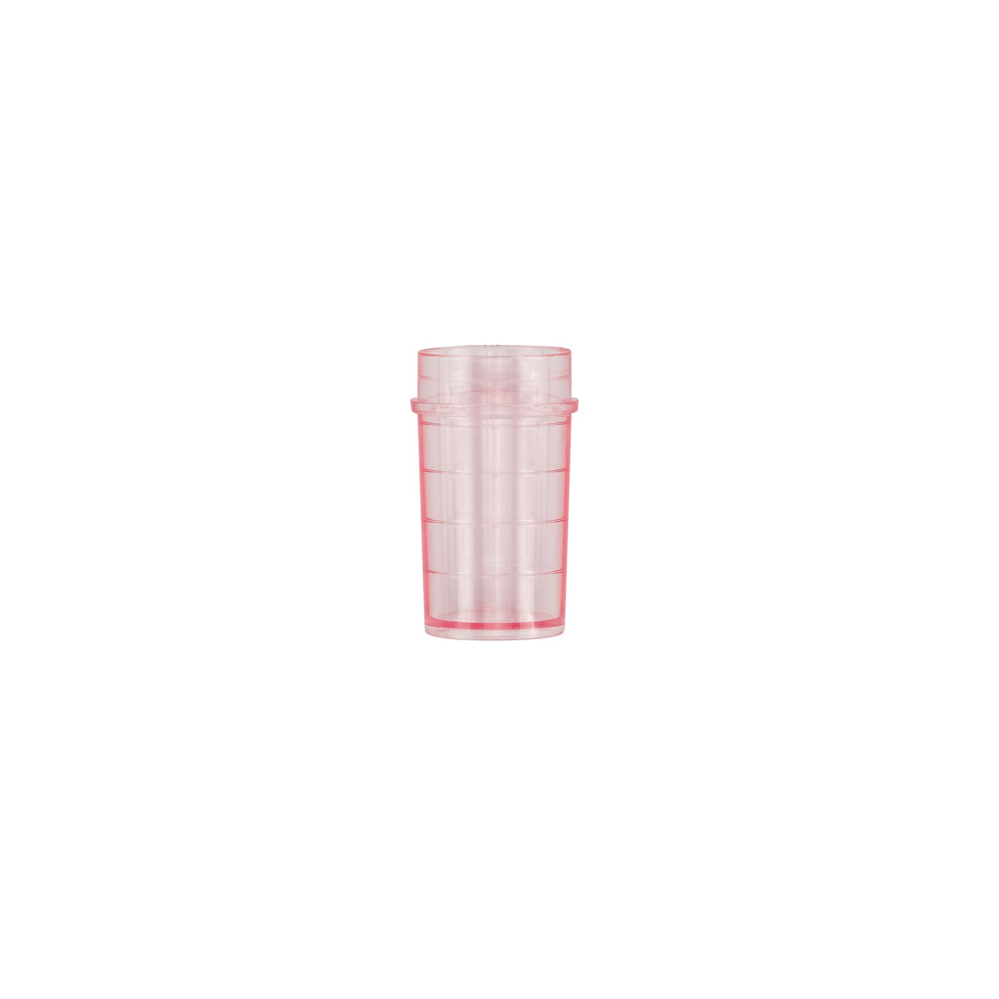 2.5 mL Sample Cups, Flat Bottom, PS, Red — 127-0018-R10, Caplugs® Evergreen