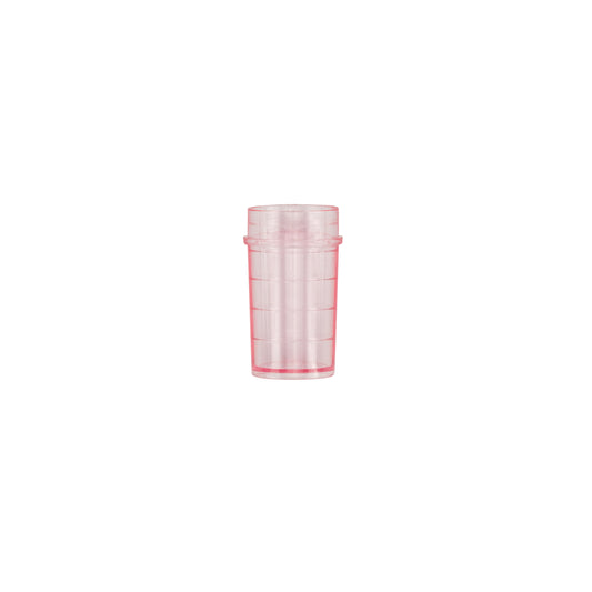 2.5 mL Sample Cups, Flat Bottom, PS, Red — 127-0018-R10, Caplugs® Evergreen