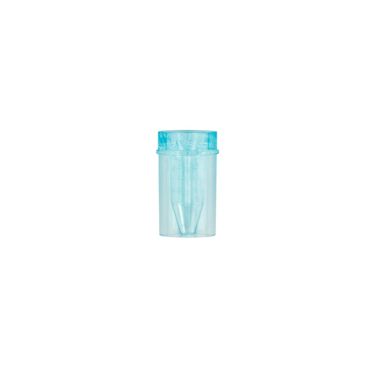 0.5 mL Sample Cups, Freestanding, PS, Blue — 127-0093-B10, Caplugs® Evergreen