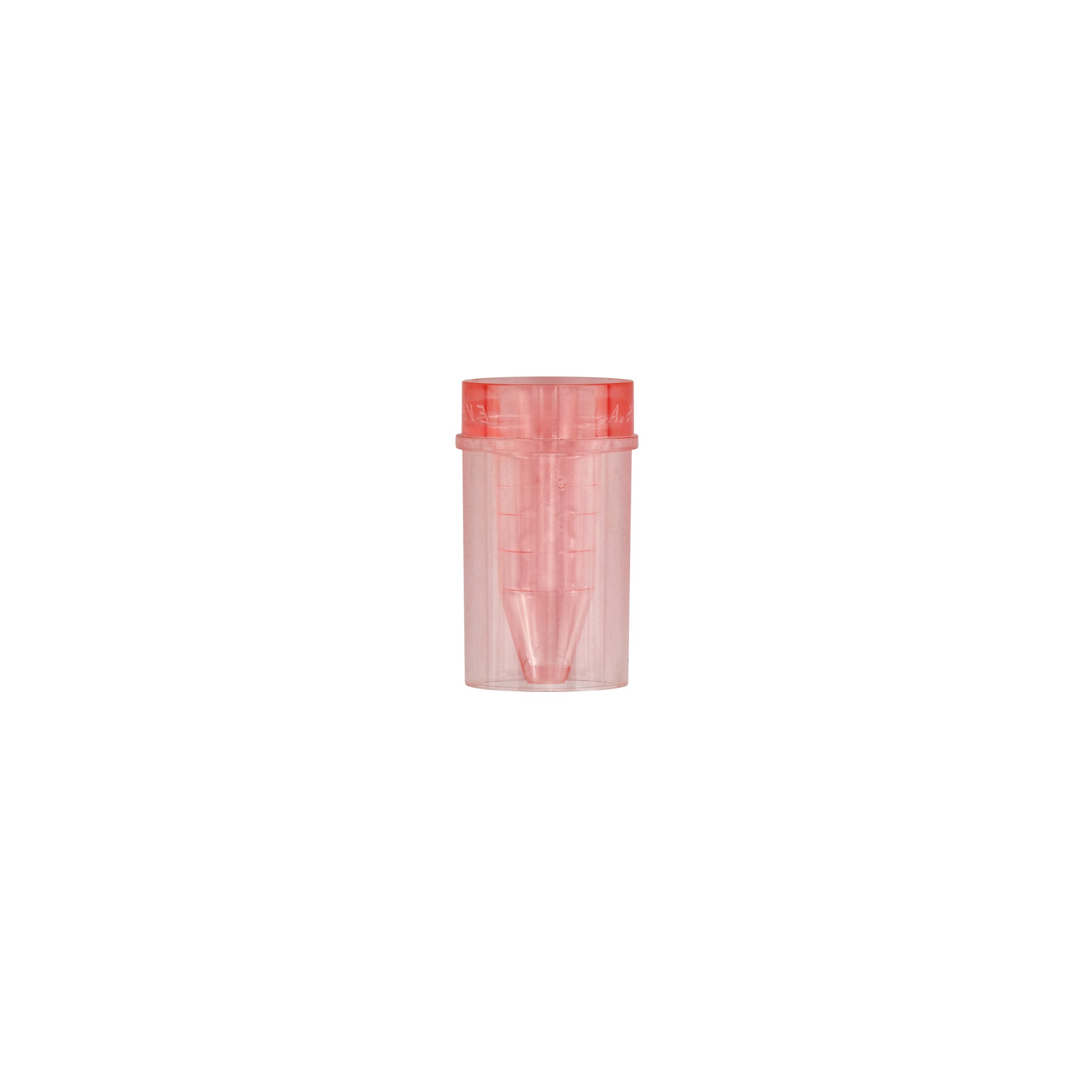 0.5 mL Sample Cups, Freestanding, PS, Red — 127-0093-R10, Caplugs® Evergreen