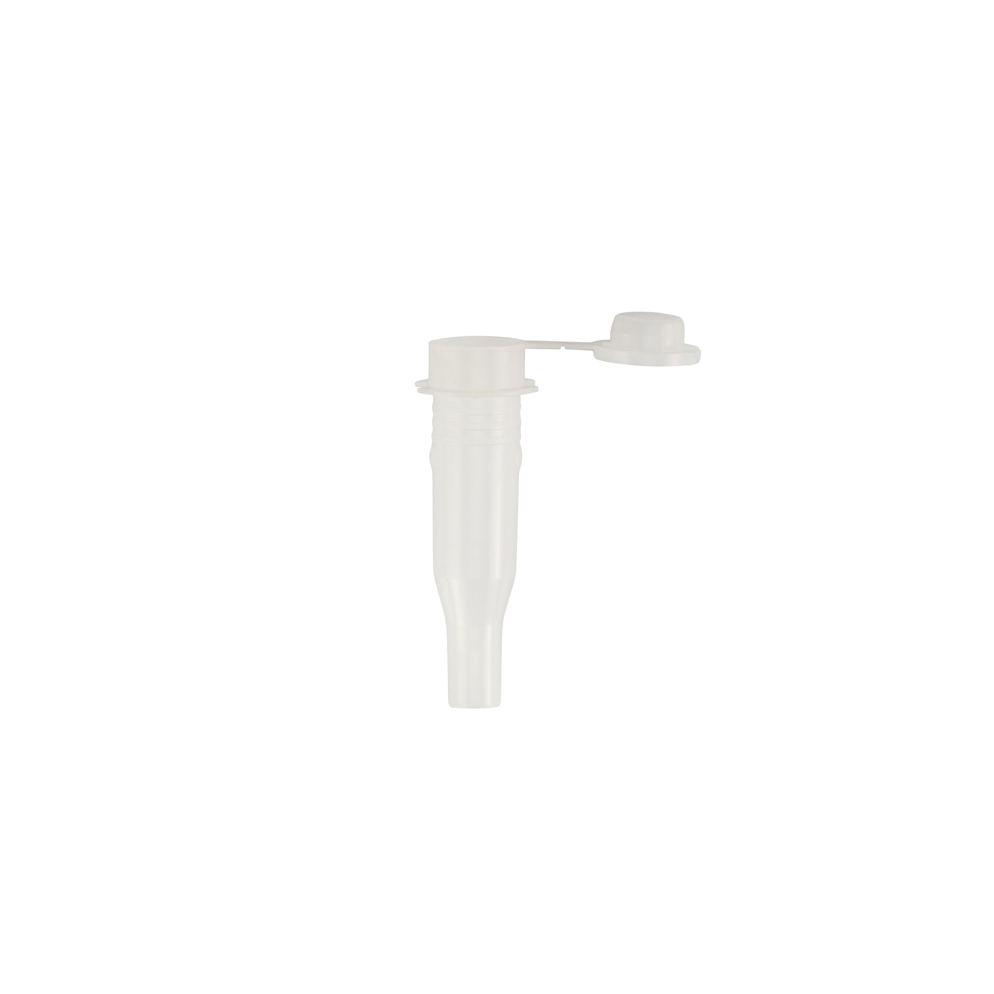 Caplugs® Evergreen 127-1758-020 — 1.0 mL Tapered Flat Bottom Roche Sample Cups with Tethered Caps, Non-Sterile, HD