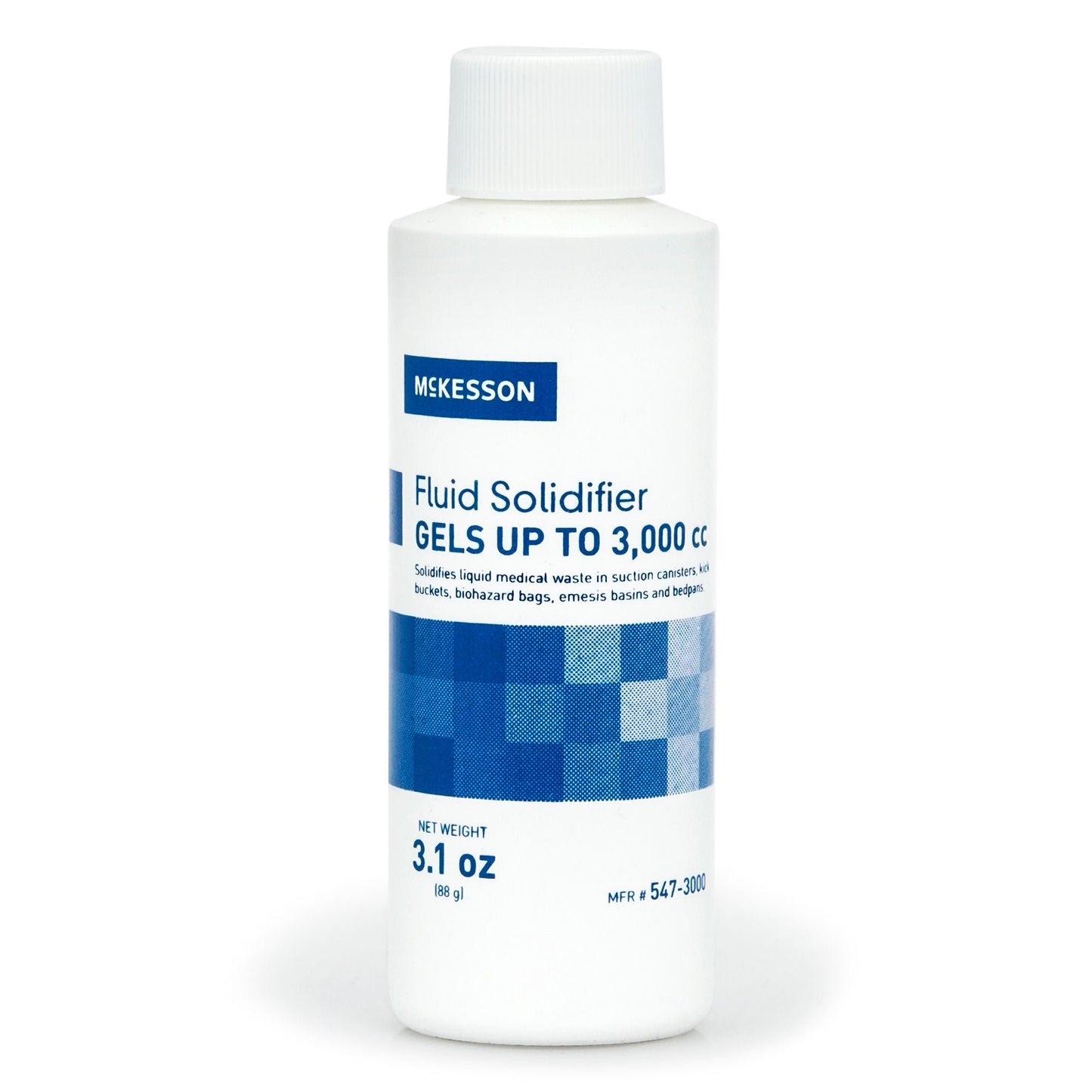 McKesson Fluid Solidifier – Gels up to 3,000 cc – Screw Cap Bottle