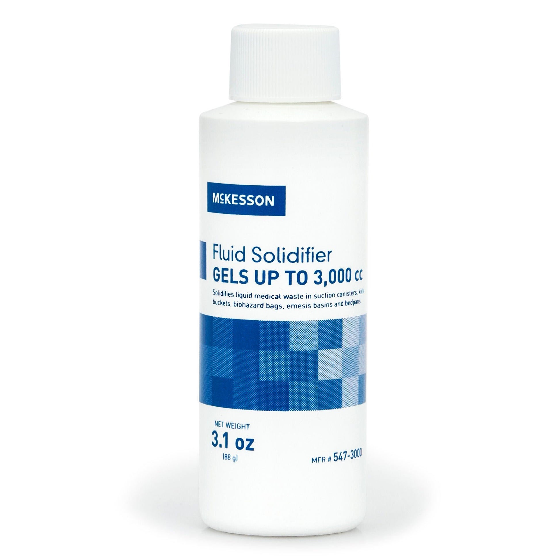 McKesson Fluid Solidifier – Gels up to 3,000 cc – Screw Cap Bottle