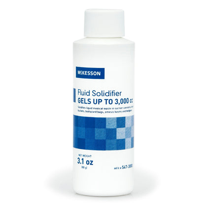 McKesson Fluid Solidifier – Gels up to 3,000 cc – Screw Cap Bottle