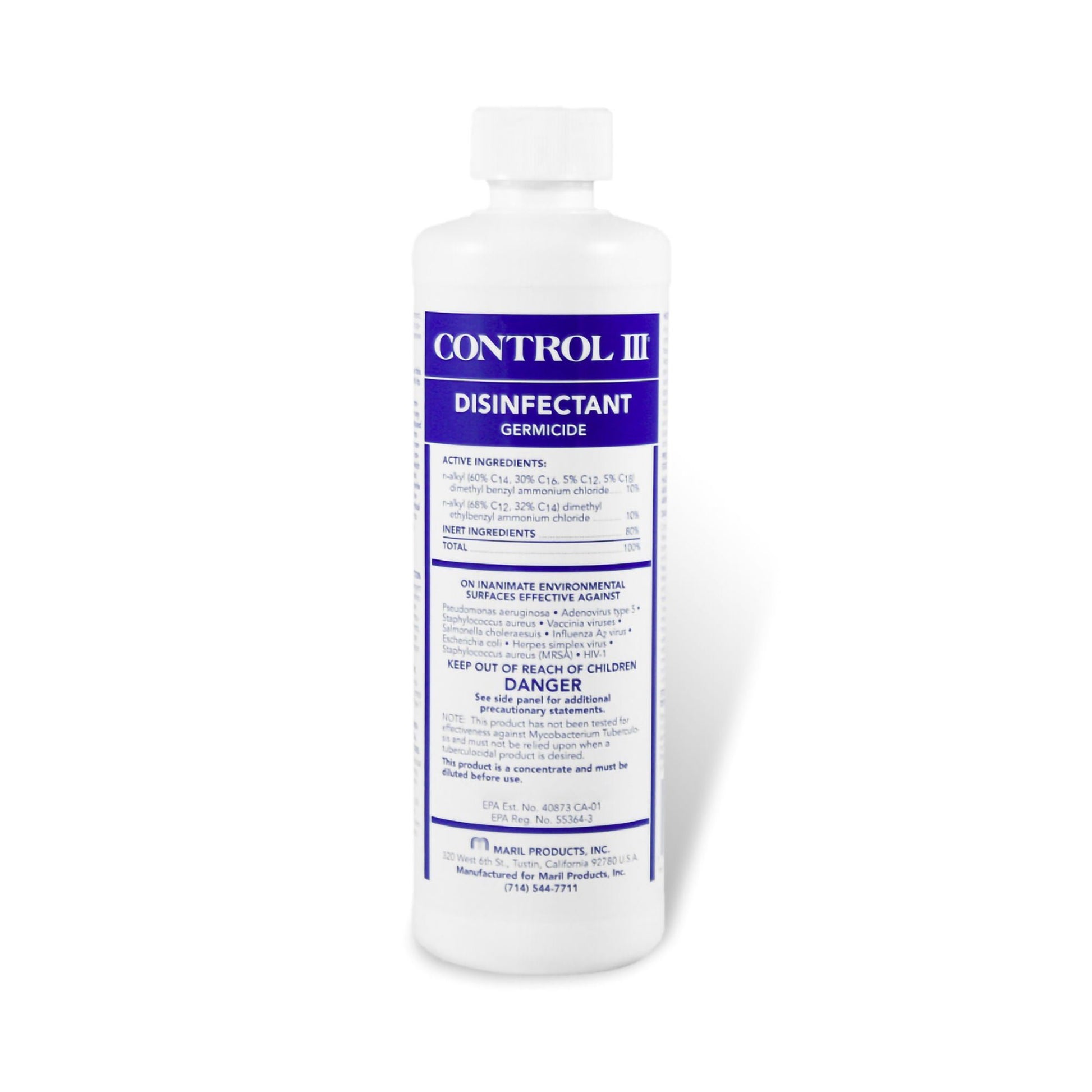 Control III® Surface Disinfectant Germicide Cleaner