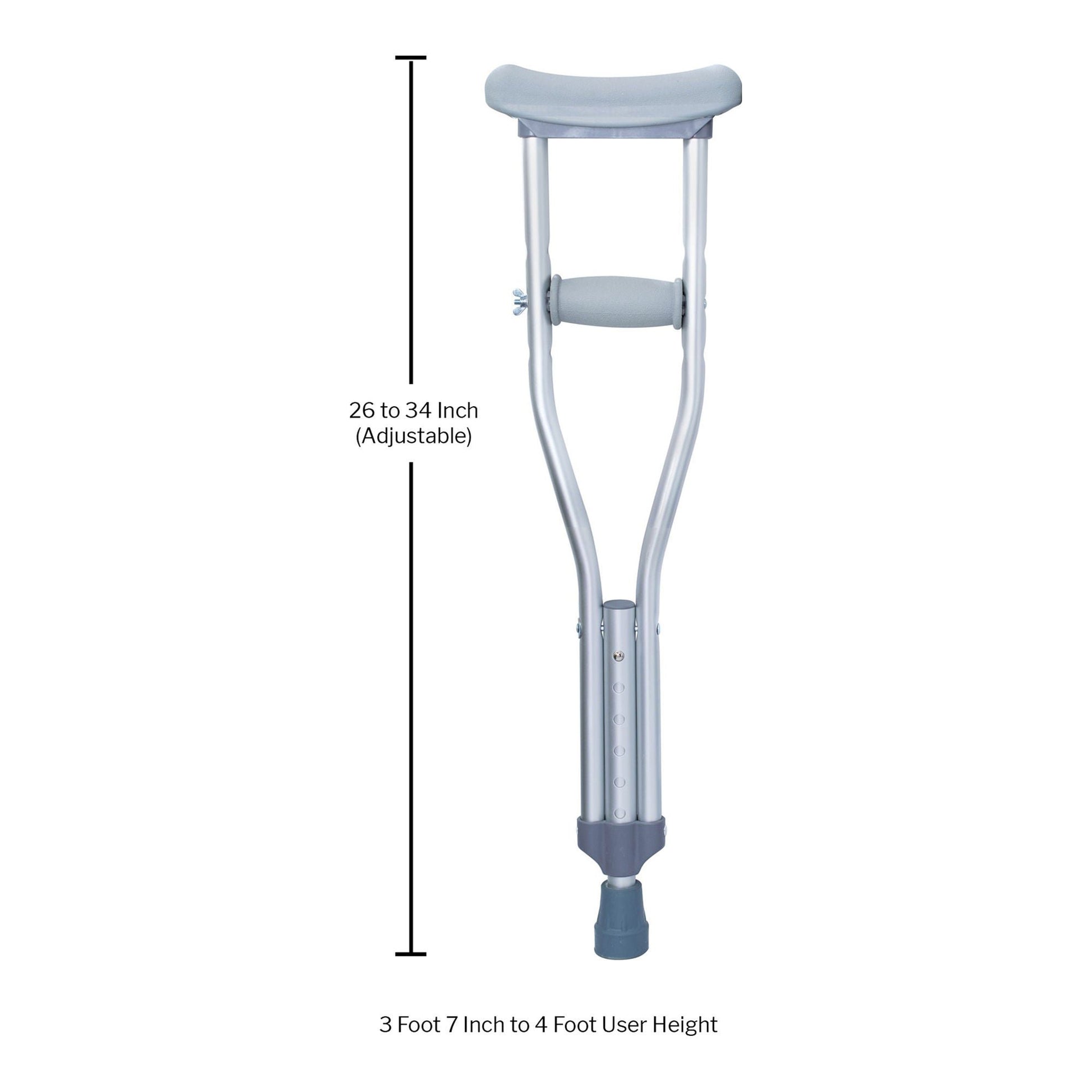 McKesson Underarm Crutches for Children 3'7" to 4'