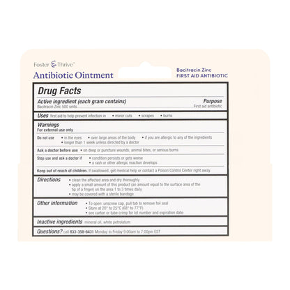 Foster & Thrive™ Bacitracin Zinc Antibiotic Ointment
