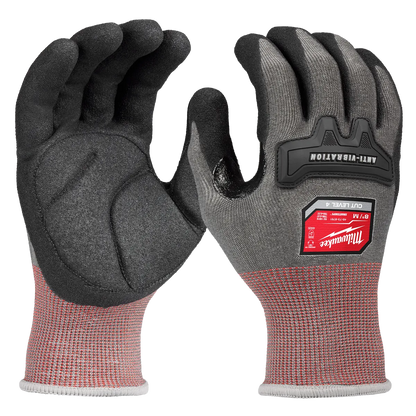 Milwaukee Anti-Vibration Cut Level 4 High Dexterity Nitrile Dipped Glove 48-73-8761 | ANSI Cut A4
