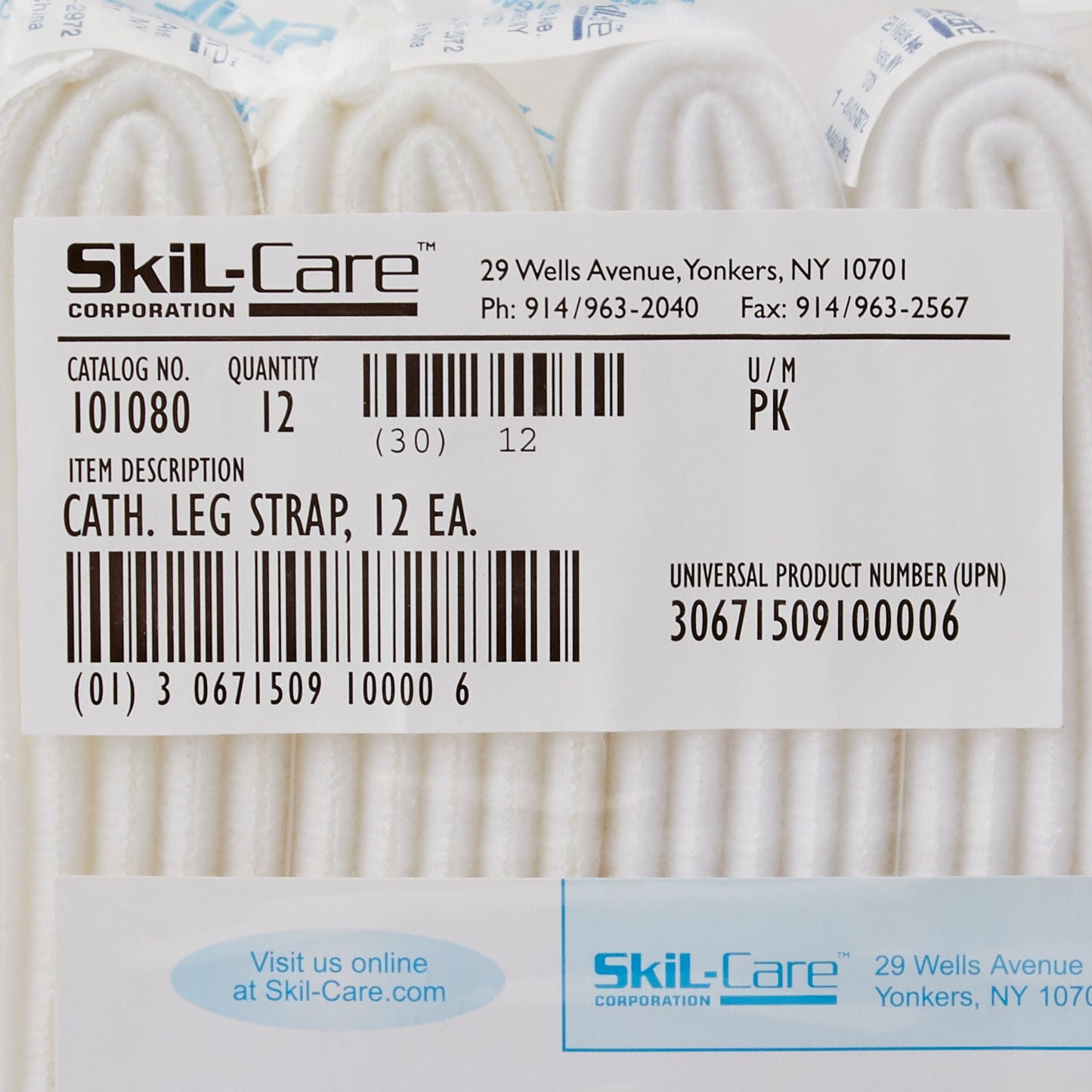 SkiL-Care Catheter Leg Straps, 30 Inch