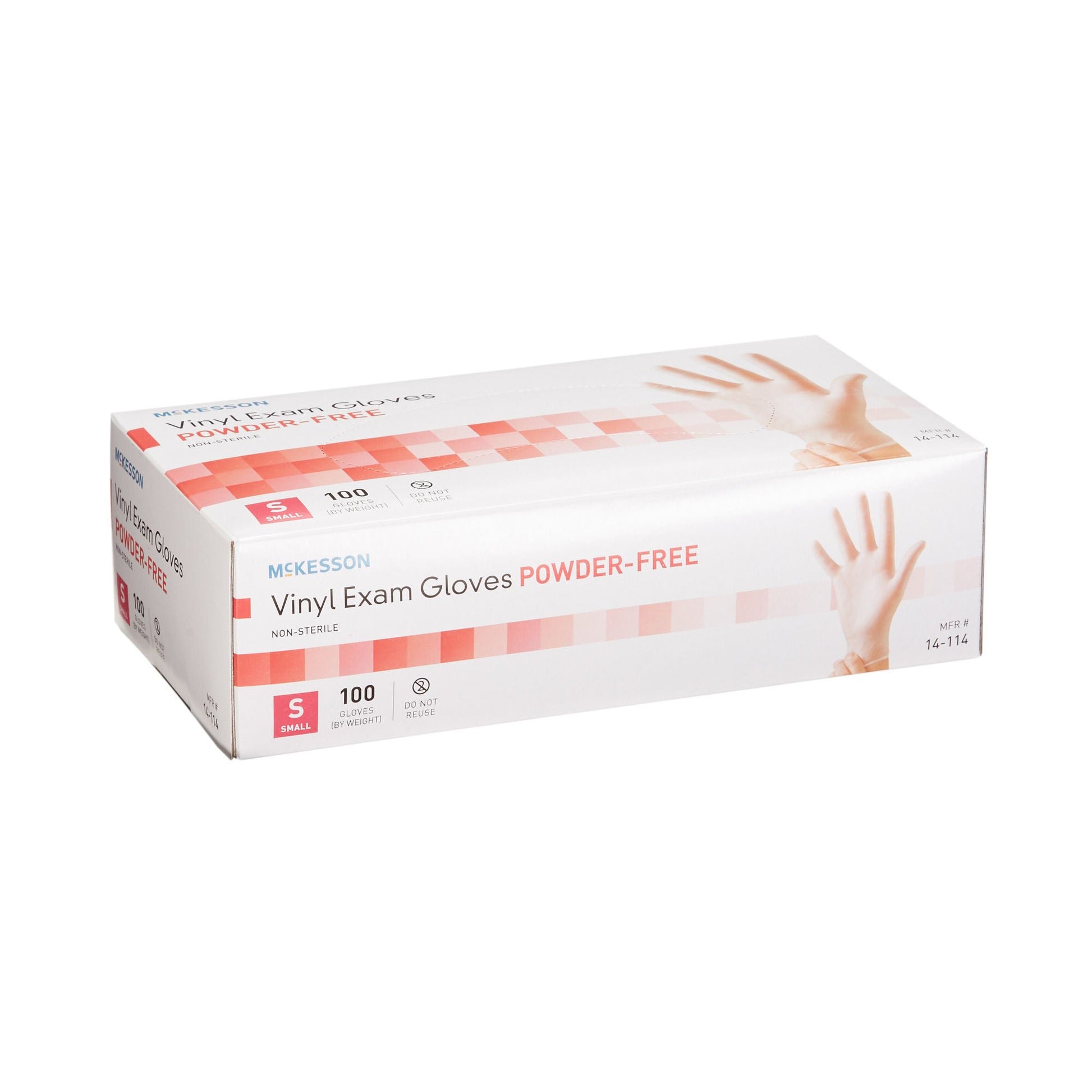 McKesson Vinyl Exam Gloves, Clear - view 6