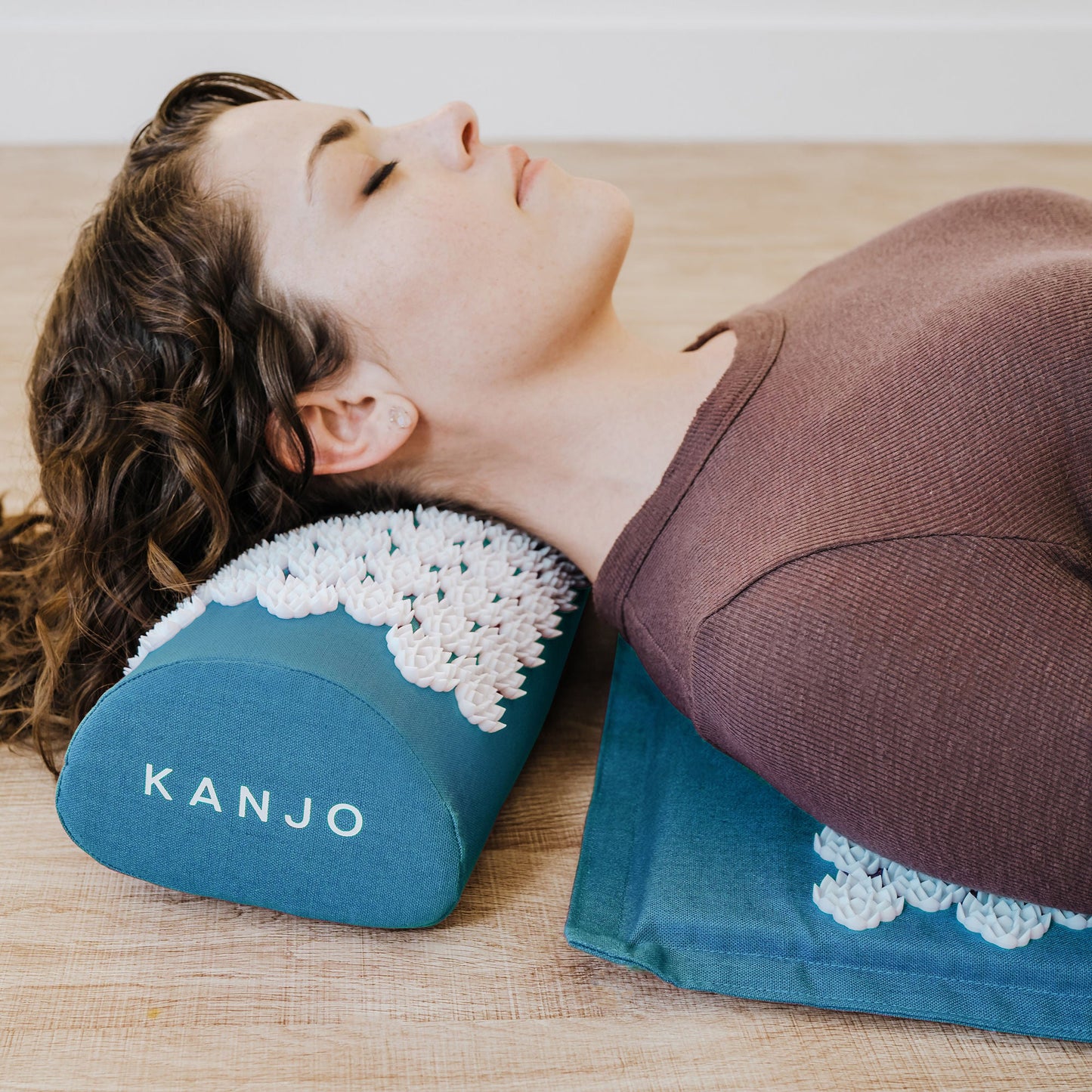Kanjo Memory Foam Acupressure Mat Set, Teal