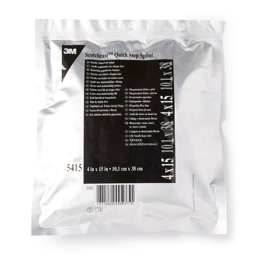 3M™ Scotchcast™ Quick Step Double Sided Felt Padded Splint, 4 x