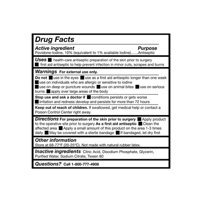 McKesson Microbicide Antiseptic PVP Scrub Solution, bottle