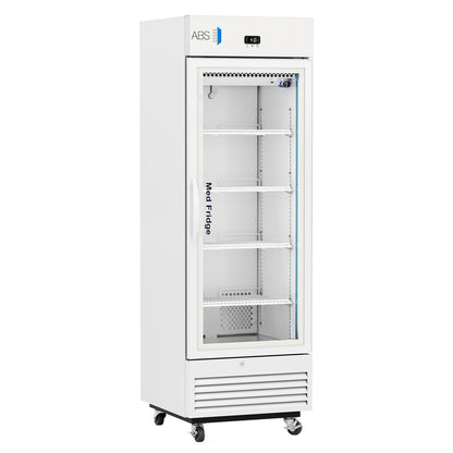 ABS Upright Refrigerator Pharmaceutical 16 cu.ft. 1 Glass Swing Door Cycle Defrost