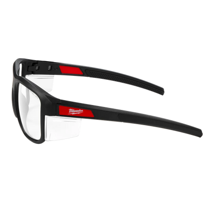 Milwaukee Full Frame Safety Glasses with Removable Side Shields – Clear Anti-Scratch Lenses 48-73-2515