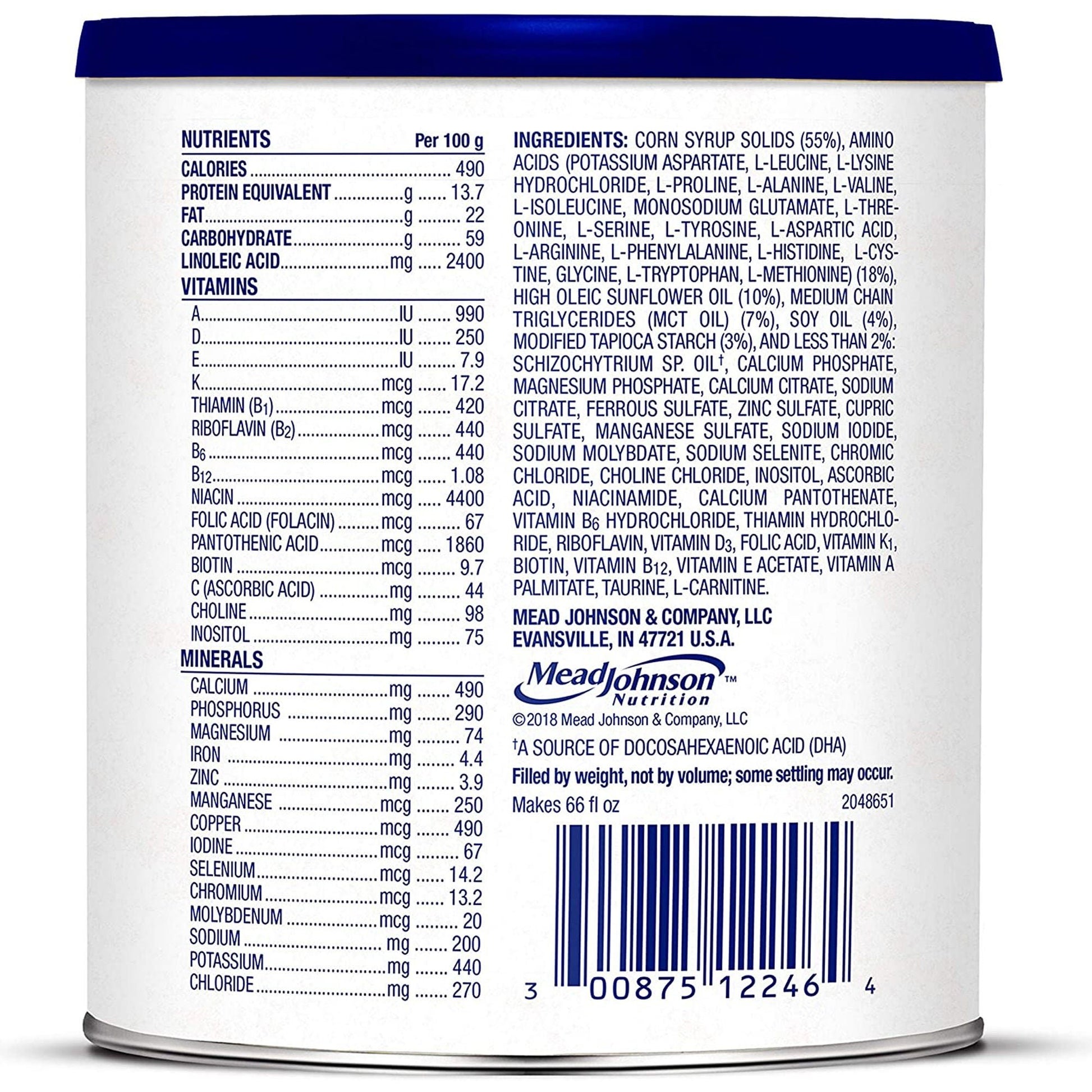 PurAmino™ Jr Pediatric Formula, can