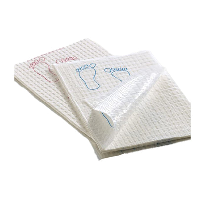 Footprint® Nonsterile White / Blue Procedure Towel