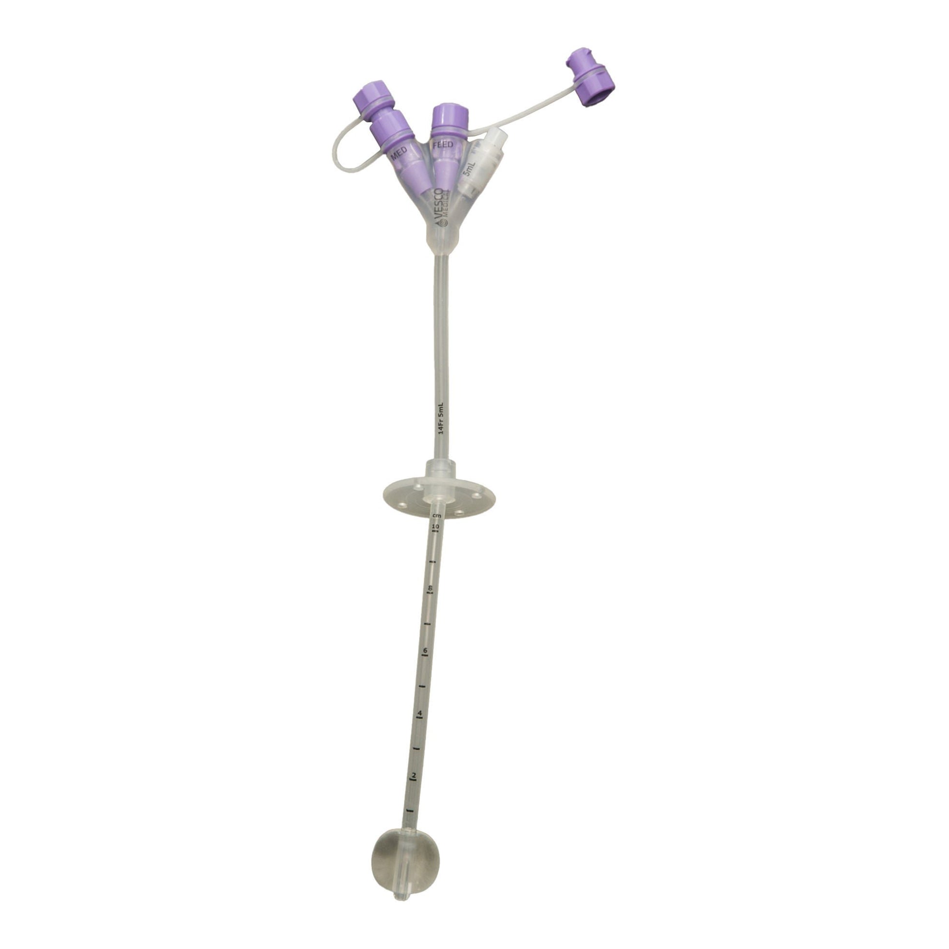 Vesco Medical™ Gastrostomy Feeding Tube, .