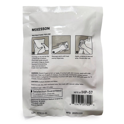 McKesson Instant Hot Compress, Single-use, Disposable