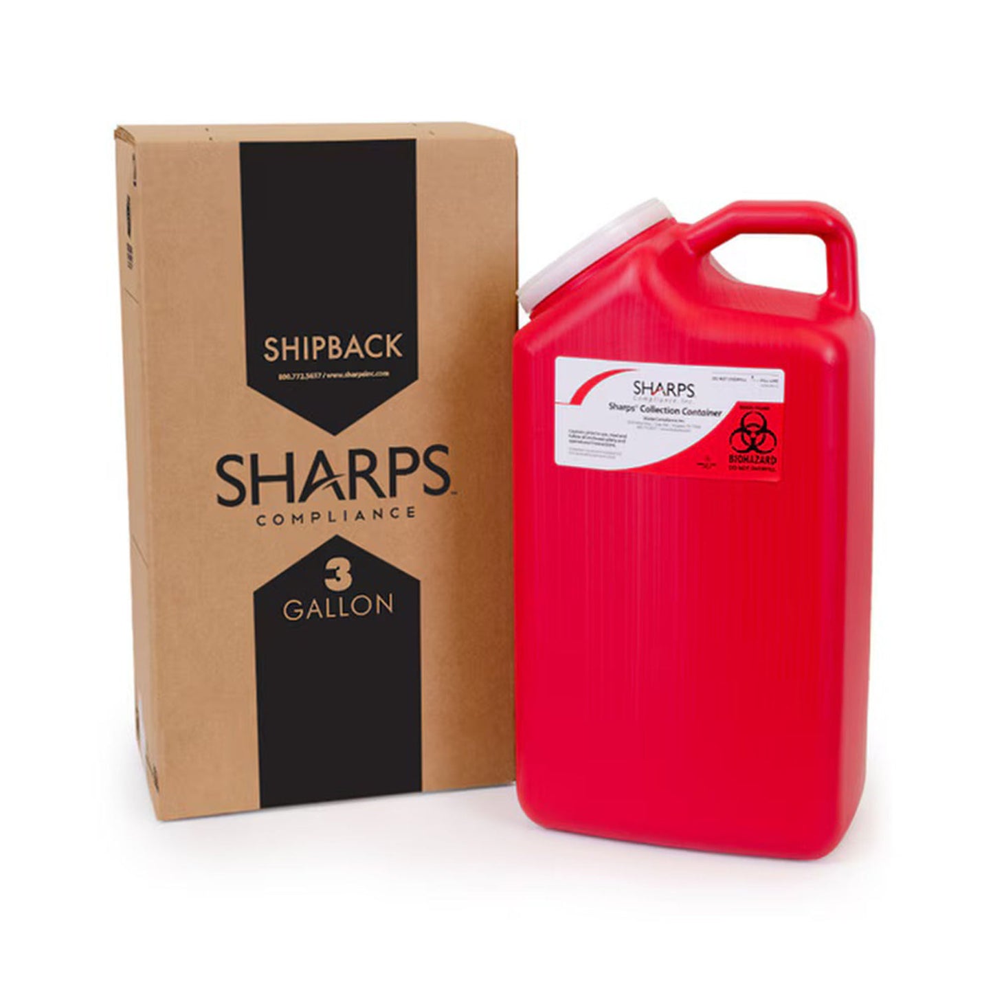 Sharps Recovery System™ Mailback Sharps Container, 3 Gallon