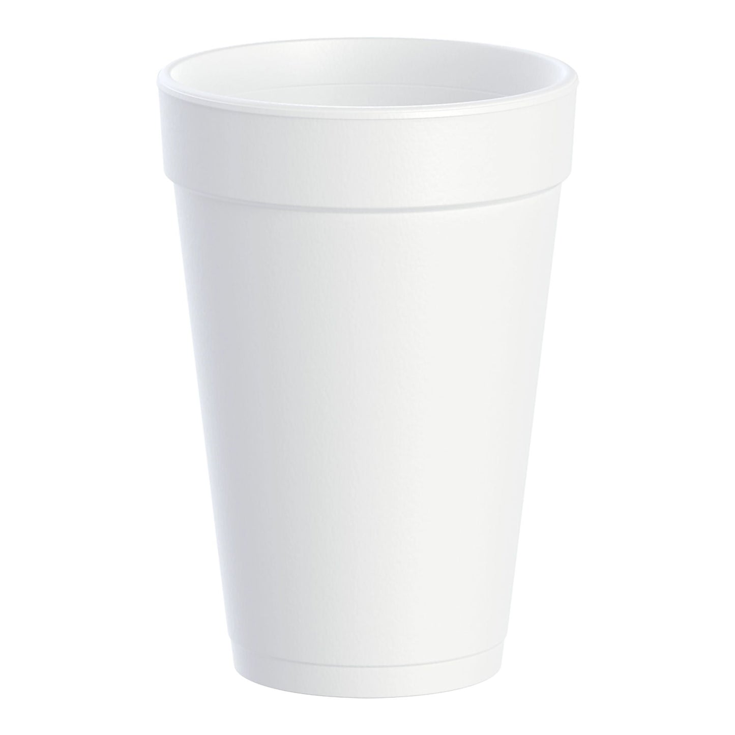 Dart Insulated Styrofoam Beverage Drinking Cups, White
