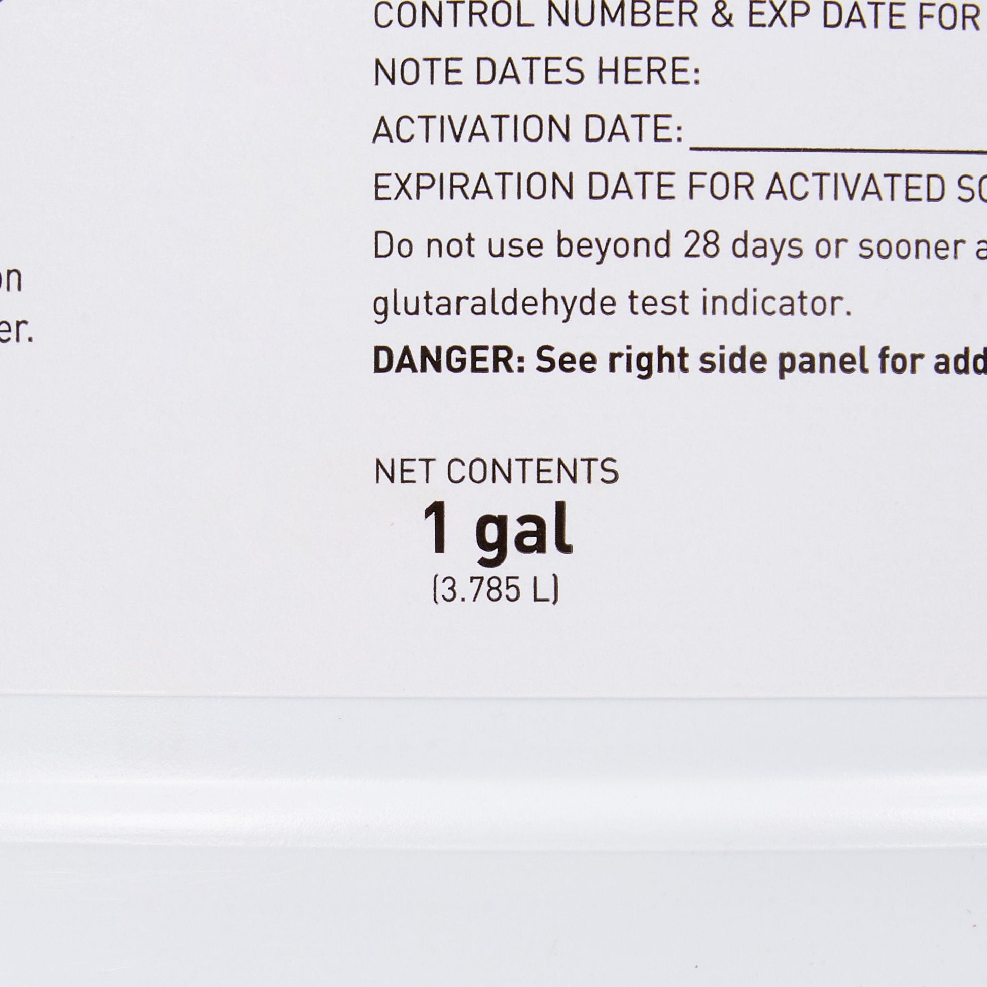 McKesson Glutaraldehyde High Level Disinfectant, 1-gallon Jug - view 4