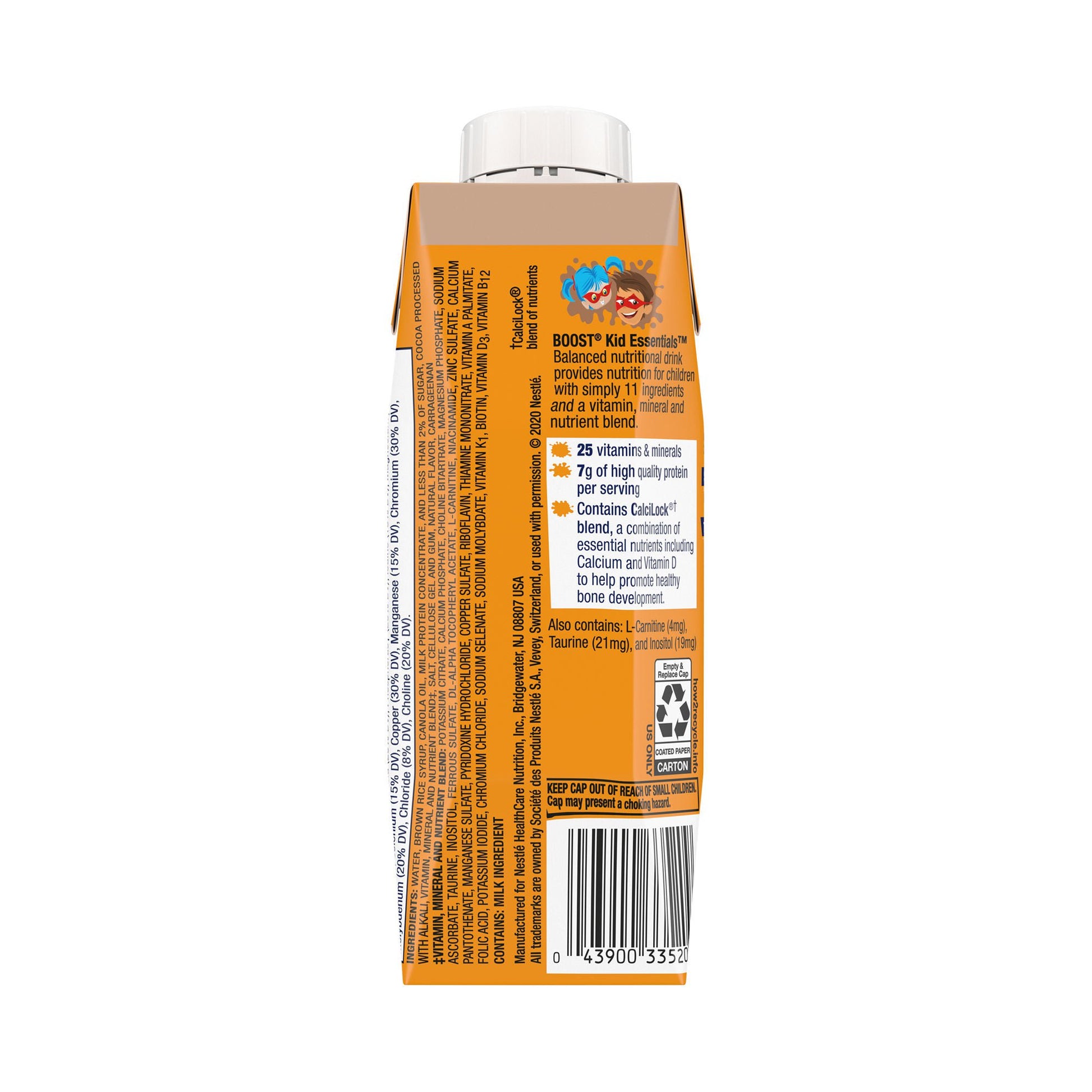 Boost® Kid Essentials™ Balanced Nutritional Drink, Chocolate, Carton