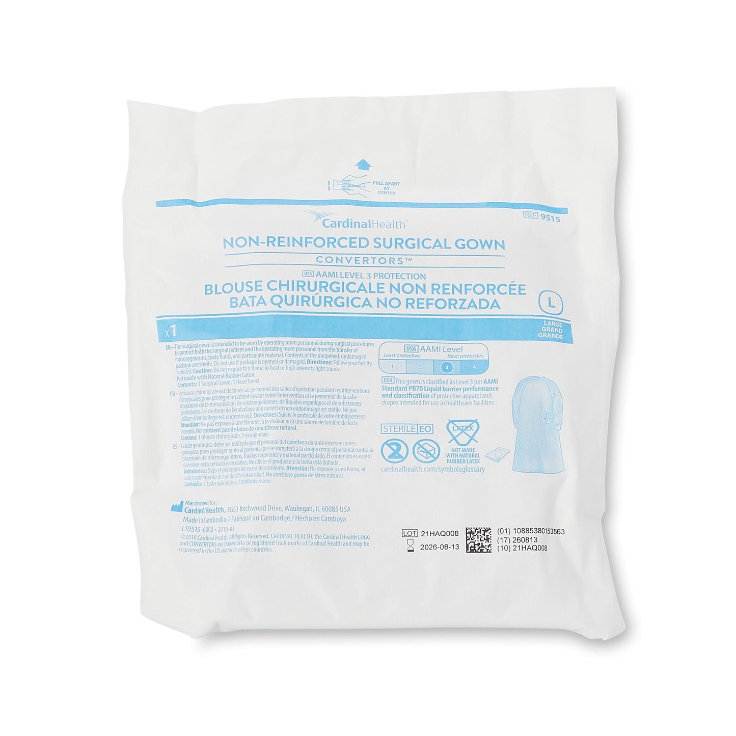Cardinal Health Astound nonreinforced Surgical Gown With Towel