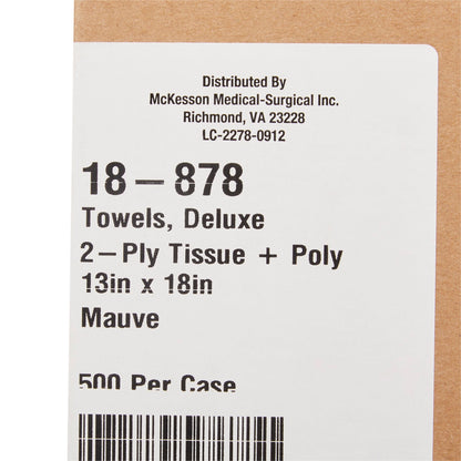 McKesson Nonsterile Mauve Procedure Towel