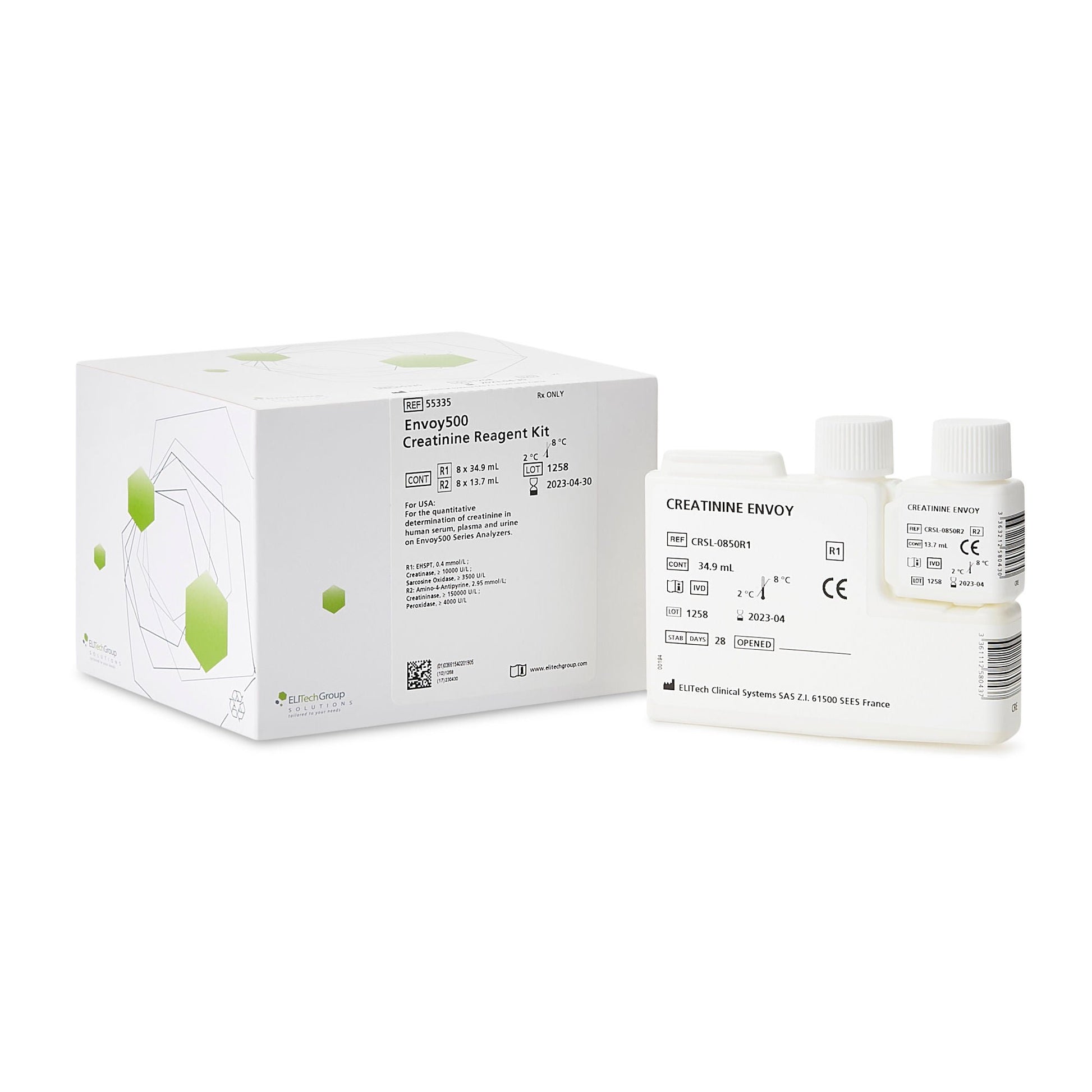 Envoy 500 General Chemistry Reagent Creatinine For Envoy 500 Chemistry Systems 784 Tests