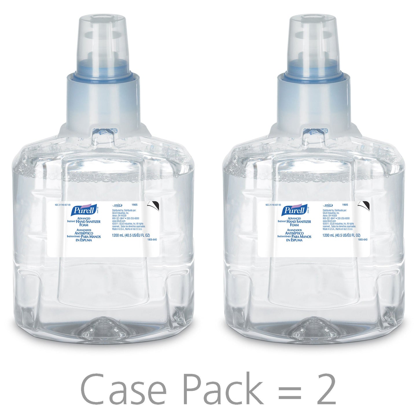 Purell® Advanced Hand Sanitizer Foam, 70% Ethyl Alcohol, Refill Bottle