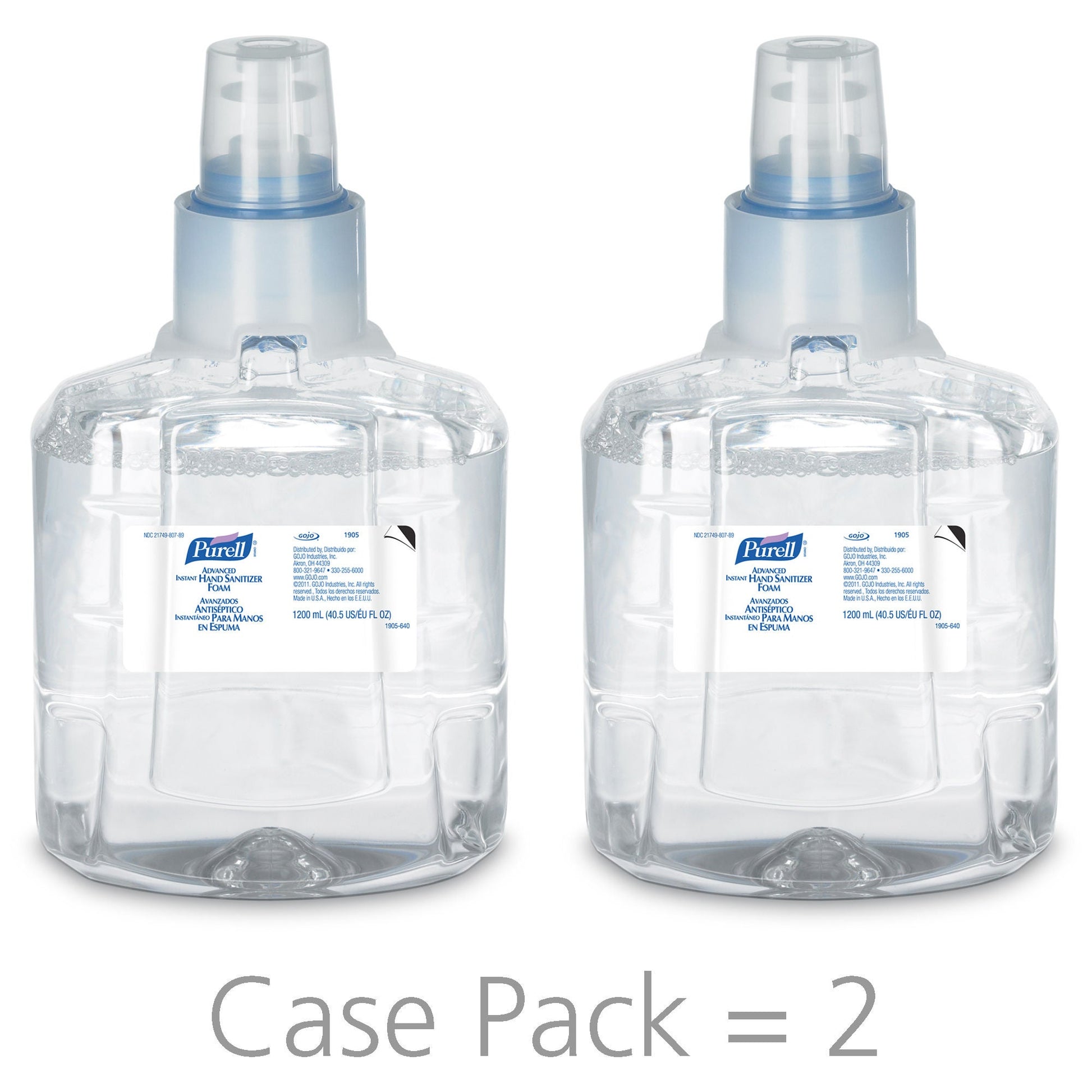 Purell® Advanced Hand Sanitizer Foam, 70% Ethyl Alcohol, Refill Bottle