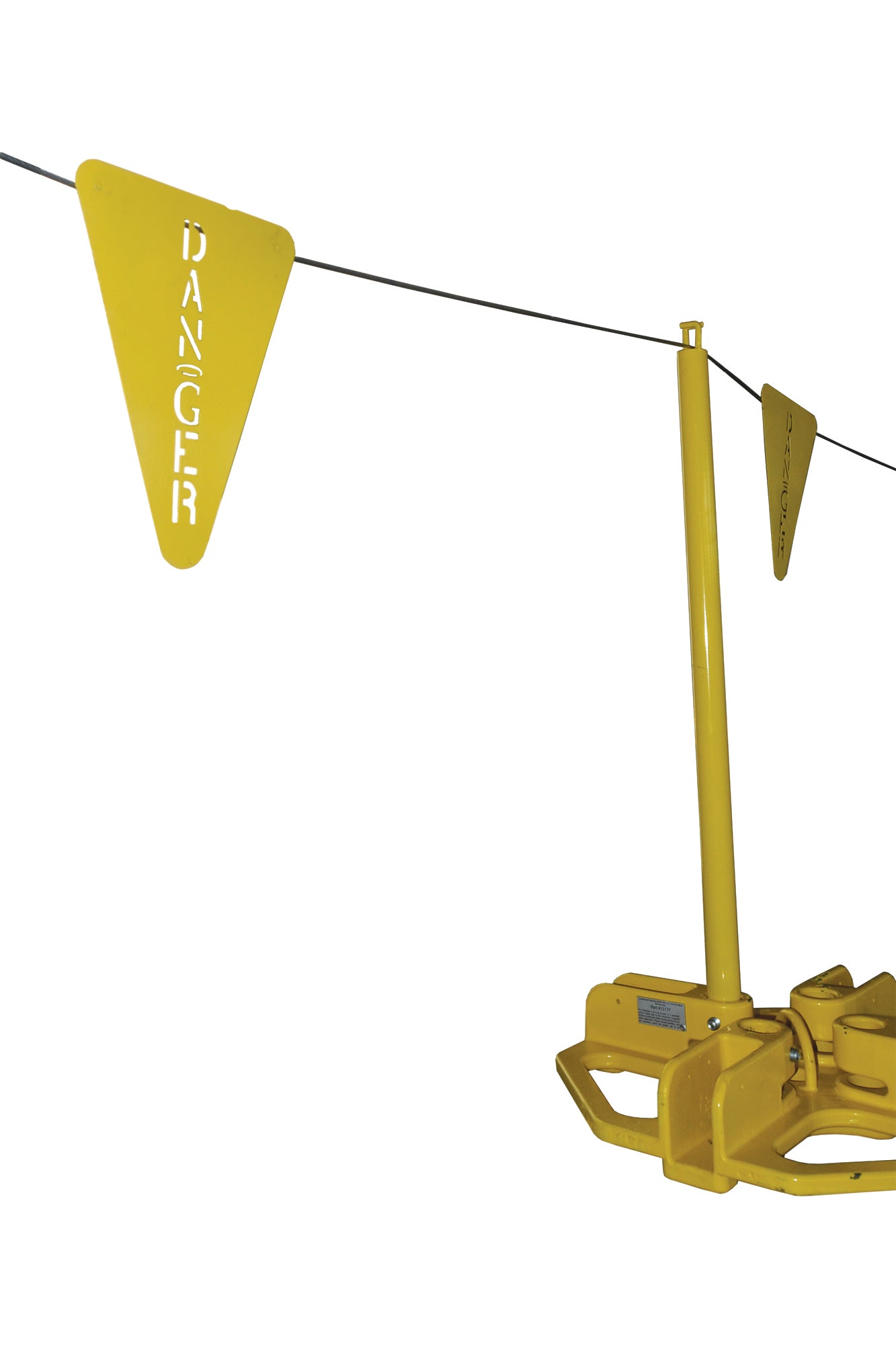 Guardian Fall Protection Stamped Steel Warning Flag 15038