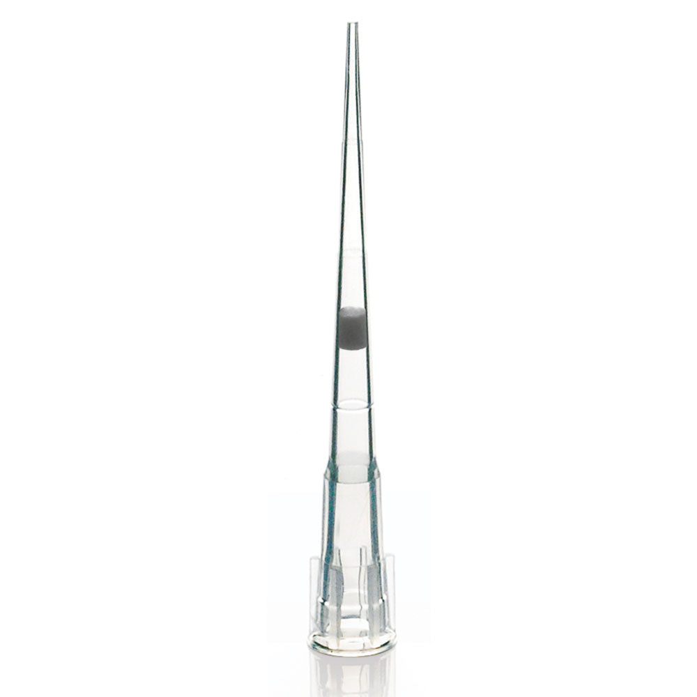 10 µL Filter Pipette Tips, Low Retention, Sterile — Racked, 960/Case | Globe Scientific