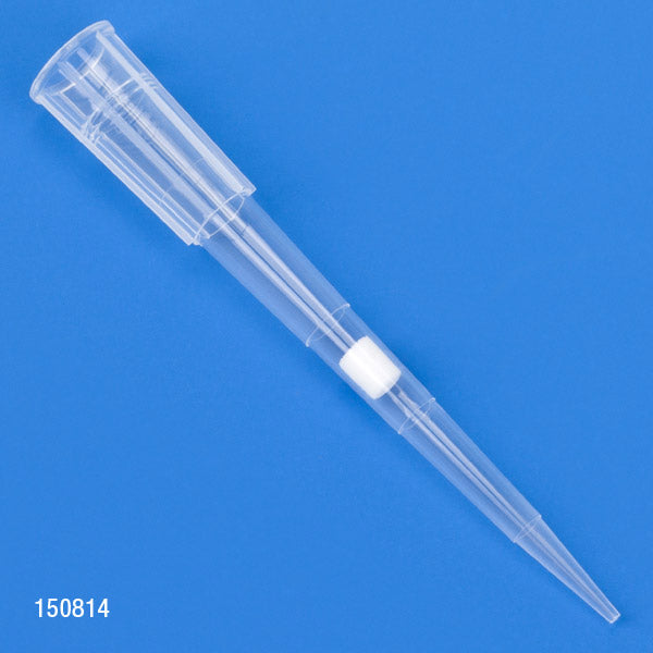 Filter Pipette Tips, 1–50 µL, Low Retention, Sterile — Racked, 960/Case (10×96) | Globe Scientific