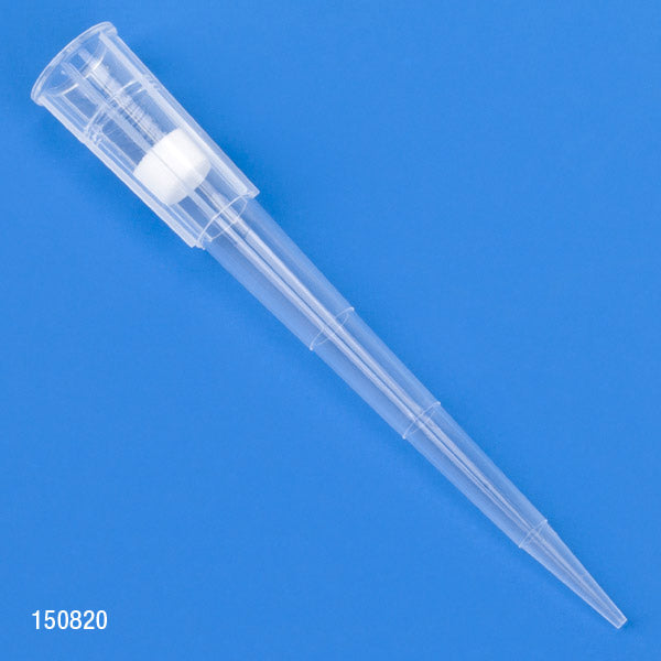 200 µL Filter Pipette Tips, Universal Low-Retention, Racked Sterile — 960/Case, 10 Racks | Globe Scientific